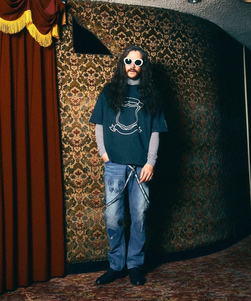 「RE: Number (N)ine」 デニムパンツ 4 インディゴブルー メンズ_画像2