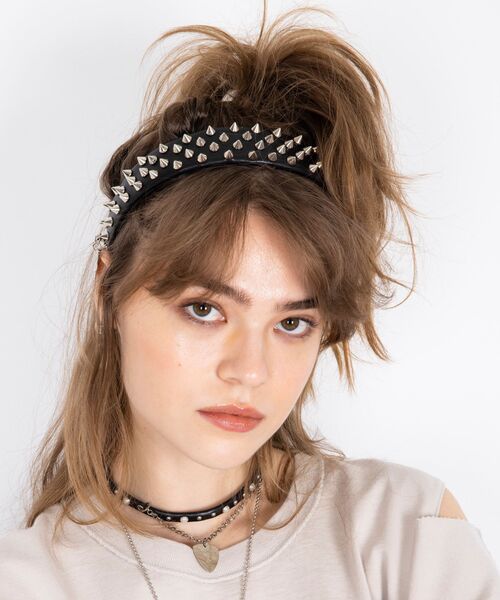 新品未使用☆HYSTERIC GLAMOUR 激きゃわEVIL カチューシャ‼️ HYSTERIC GLAMOUR（ヒステリックグラマー） カチューシャ スパイク