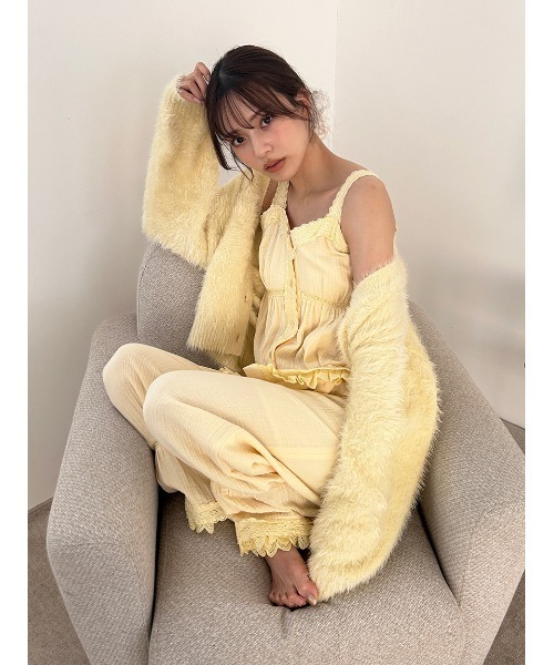 snidel  パジャマセット ルームウェア タグ付き新品未使用 SNIDEL HOME パジャマ ルームウェア コットンガーゼロングパンツ