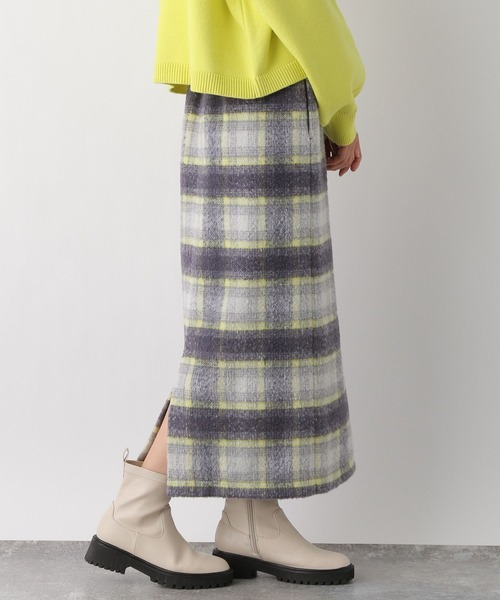 「LEPSIM」 タイトスカート FREE グレー レディース_画像4