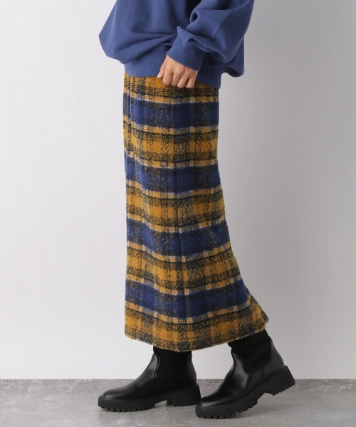 「LEPSIM」 タイトスカート FREE グレー レディース_画像7