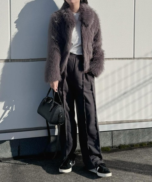 「GeeRA」 スウェットパンツ X-LARGE 杢グレー レディース_画像6