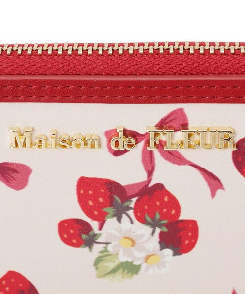 【新品】Maison de FLEUR いちご柄ウォレット Maison de FLEUR｜いちご柄ウォレット | Rakuten Fashion(楽天