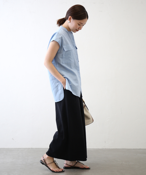 「IENA」 パンツ 38 ホワイト レディースの画像