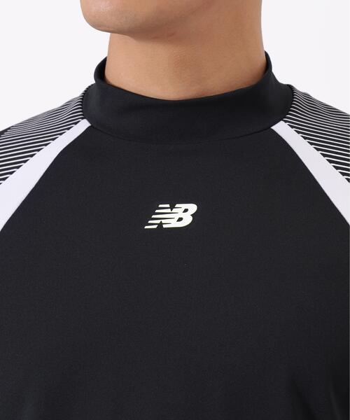 【ブラック】UV ストレッチ 長袖 モックネック プルオーバー (MENS) 秋から真冬にかけて 長く使える】 NEWめちゃ伸び！長袖ストレッチ