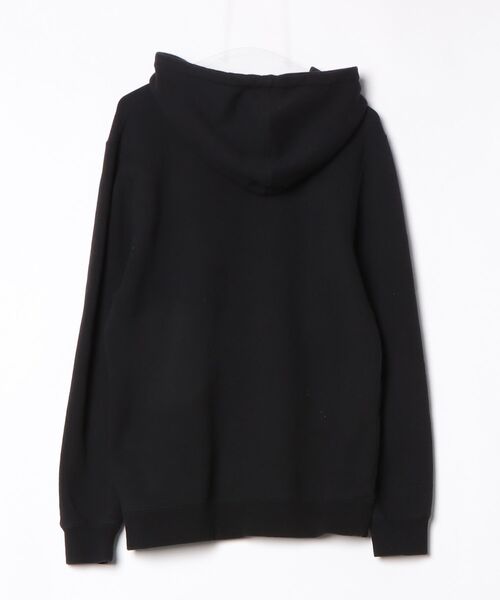 「STUSSY」 刺しゅうティーシャツパーカー M 黒いこと メンズ