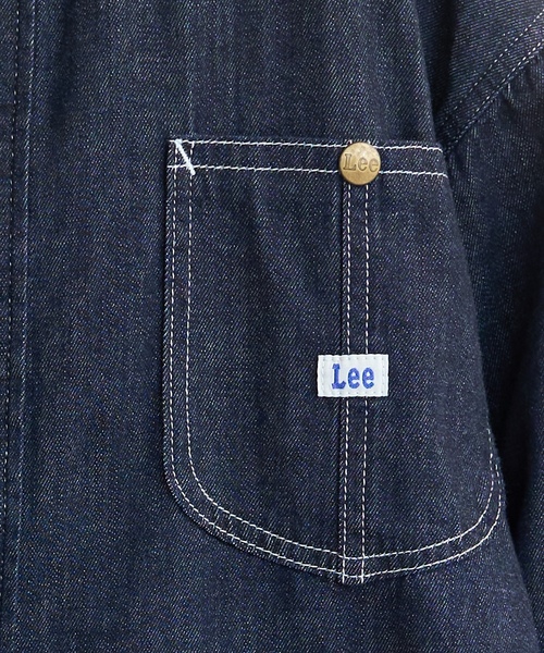 「FREAK'S STORE」 長袖チュニック フリ- ネイビー レディースの画像