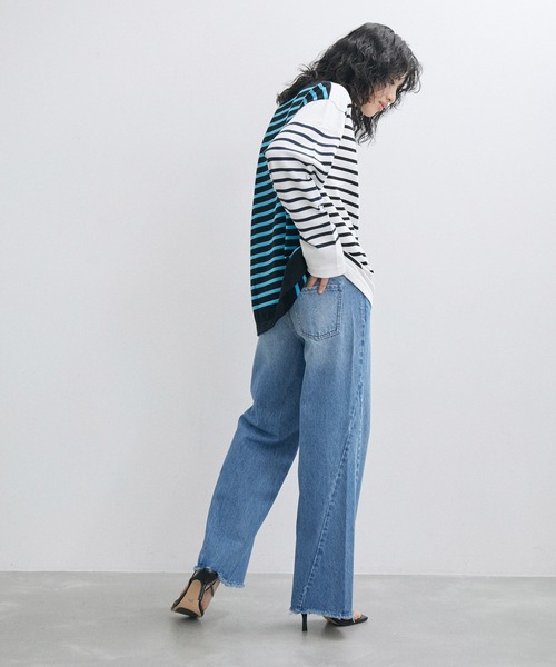 「Healthy denim」 デニムパンツ 3 ブルー レディース_画像5