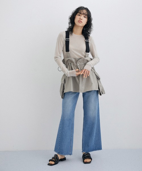 「Healthy denim」 デニムパンツ 3 ブルー レディース_画像6