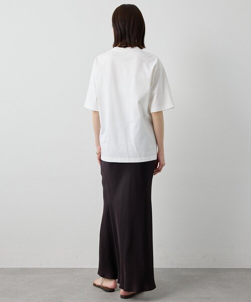 tシャツ 「Drawing Numbers」ハイツイストプレーンTシャツ レディースの画像