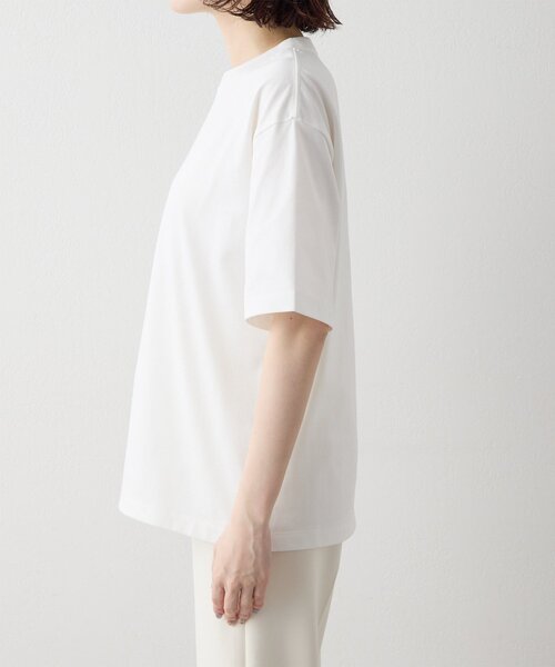 tシャツ 「Drawing Numbers」ハイツイストプレーンTシャツ レディースの画像