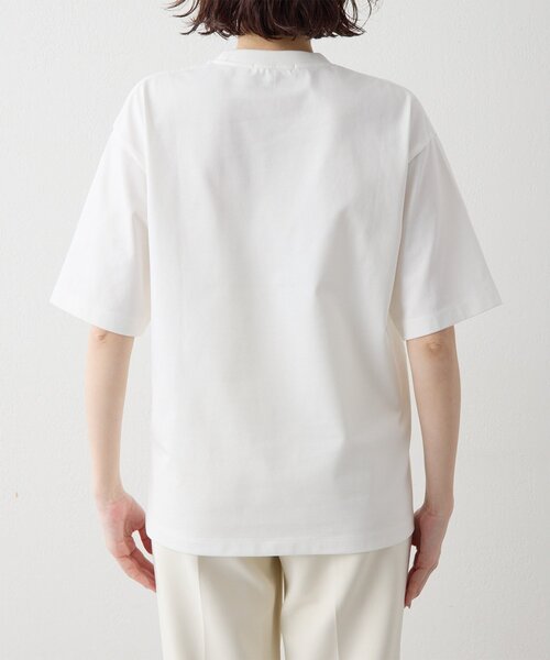 tシャツ 「Drawing Numbers」ハイツイストプレーンTシャツ レディースの画像