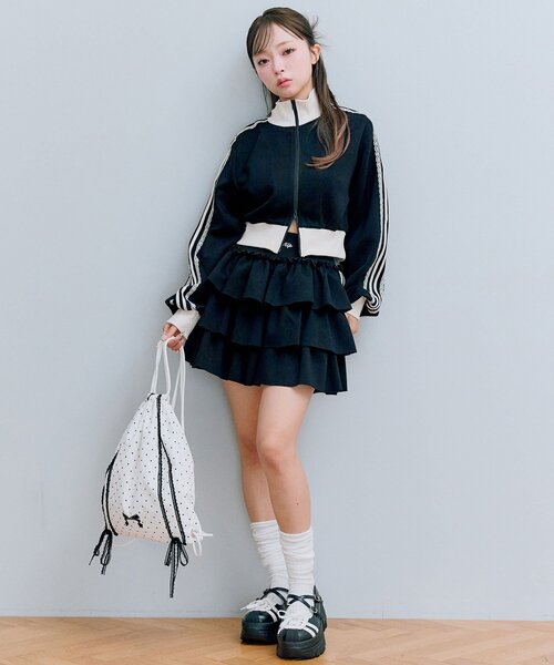 「OLIVE des OLIVE」 キュロット FREE ブラック レディース_画像7