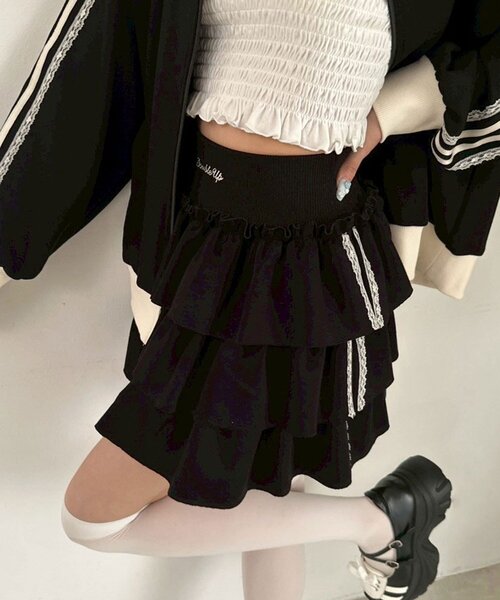 「OLIVE des OLIVE」 キュロット FREE ブラック レディース_画像10