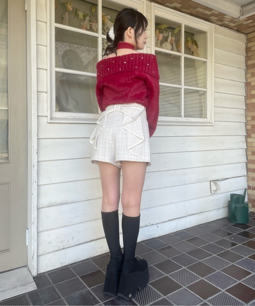 「abc une face」 ショートパンツ FREE ブラック レディース_画像8