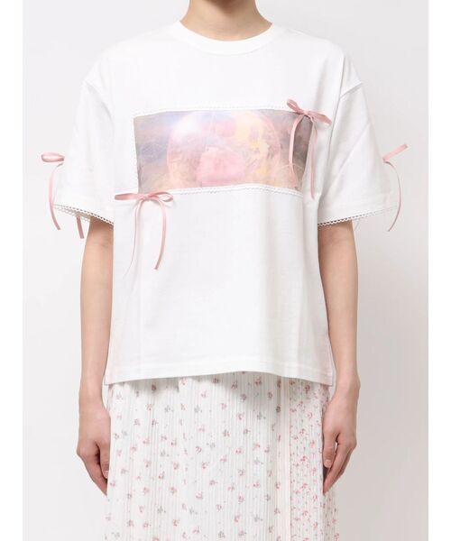 merry jenny（メリージェニー） tシャツ 半袖 「WICKED」Ribbon Tee