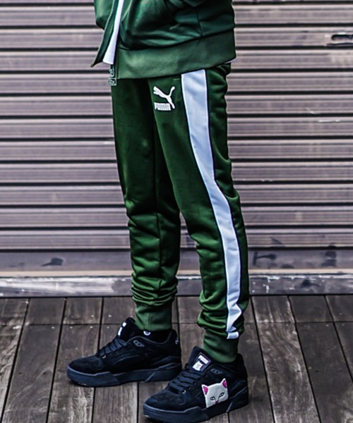 「PUMA」 イージーパンツ L ダークカーキ メンズ_画像6