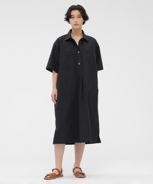 ワンピース COTTON LINEN PLAIN WEAVEの画像
