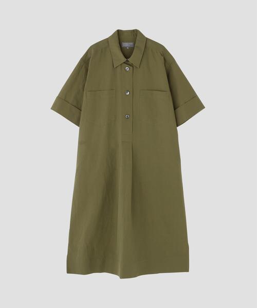 ワンピース COTTON LINEN PLAIN WEAVEの画像