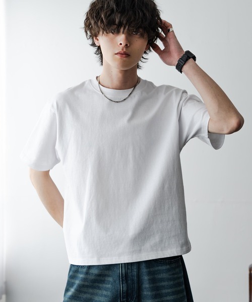 Rocky Monroe（ロッキーモンロー） tシャツ ケミカル加工 ショート丈