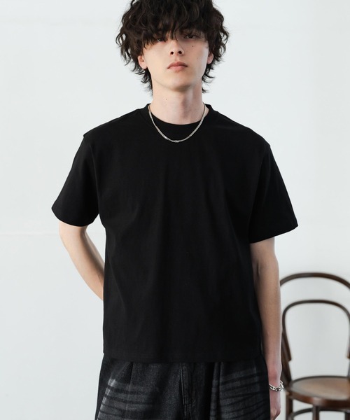 Rocky Monroe（ロッキーモンロー） tシャツ ケミカル加工 ショート丈