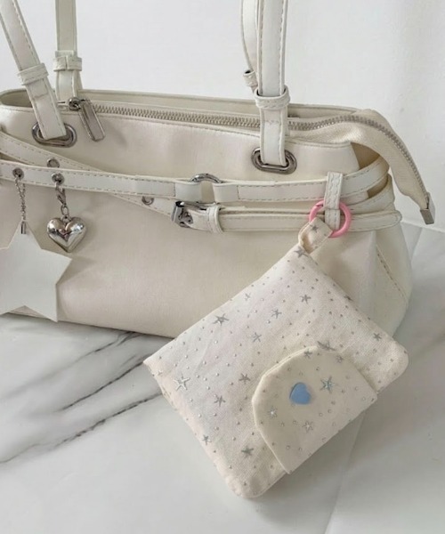 pyornim（ピョルニム） ミニ 二つ折り 二つ折り財布 財布 「カラビナ