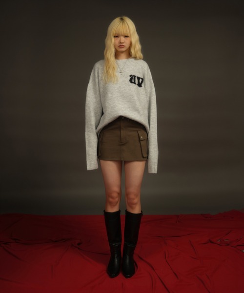 ACLENT（アクレント） ミニスカート M カーキ レディース : ZOZOTOWN