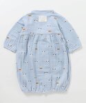 ベビー服 ロンパース ガーゼ総柄2wayオールの詳細画像4