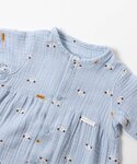 ベビー服 ロンパース ガーゼ総柄2wayオールの詳細画像5
