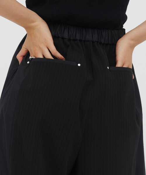 【美品/定価27,500円】UNITED TOKYO ブラック ワイドパンツ UNITED TOKYO（ユナイテッドトウキョウ） ワイドパンツ パンツ 「新作