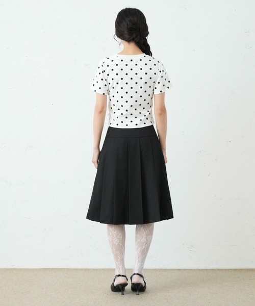FCMM スカート 夏 DOUBLE BOTTON SKIRT/ダブルボタンスカート
