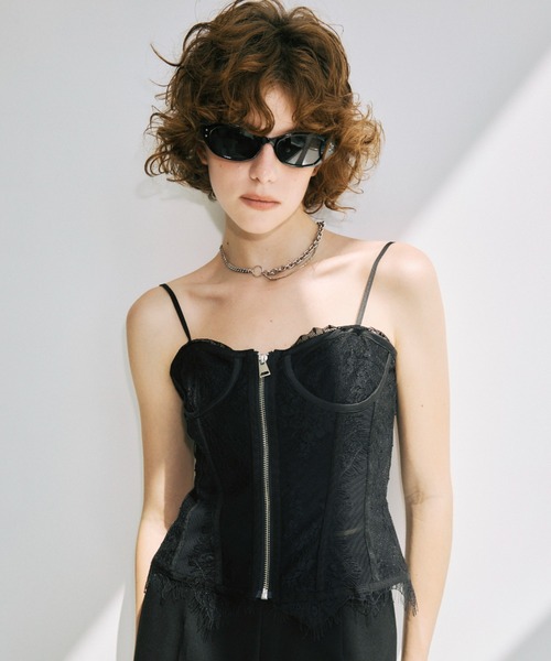 JOSE MOON（ジョゼムーン） LACE PANEL CORSET/レースパネルコルセット