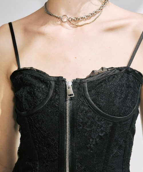 JOSE MOON（ジョゼムーン） LACE PANEL CORSET/レースパネルコルセット
