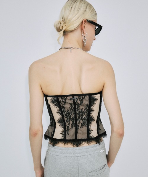 JOSE MOON（ジョゼムーン） LACE PANEL CORSET/レースパネルコルセット