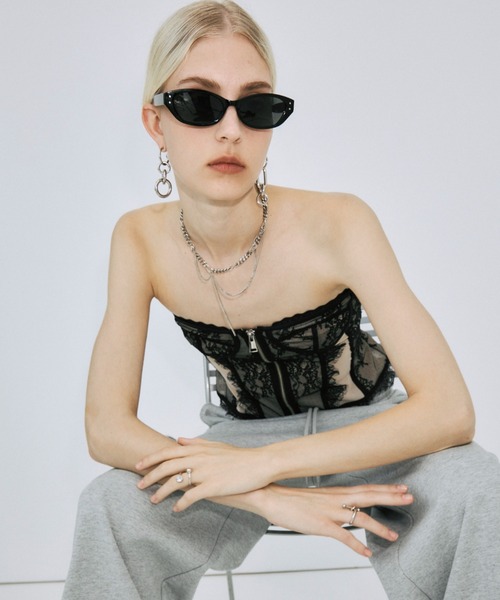 JOSE MOON（ジョゼムーン） LACE PANEL CORSET/レースパネルコルセット