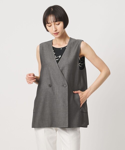 UNITED ARROWS（ユナイテッドアローズ） ベスト ジレ シアー バック