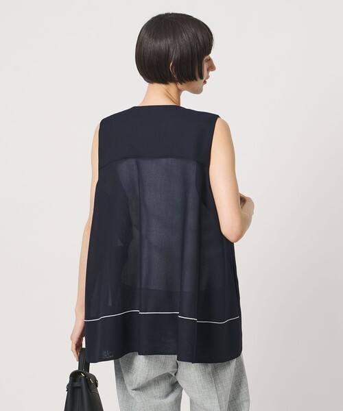 UNITED ARROWS シアーバックフレア ベスト ジレ UNITED ARROWS（ユナイテッドアローズ） ベスト ジレ シアー バック