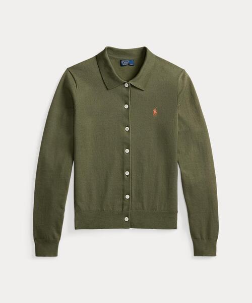PoloRalphLauren ポロカラーボタンドカーディガン POLO RALPH LAUREN（ポロ・ラルフローレン） ラルフローレン