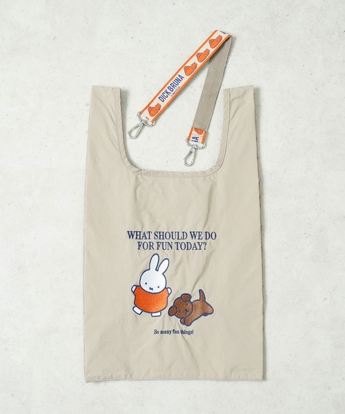 エコバッグ 11”「Dick Bruna」miffy 1ポケット ストラップ付き