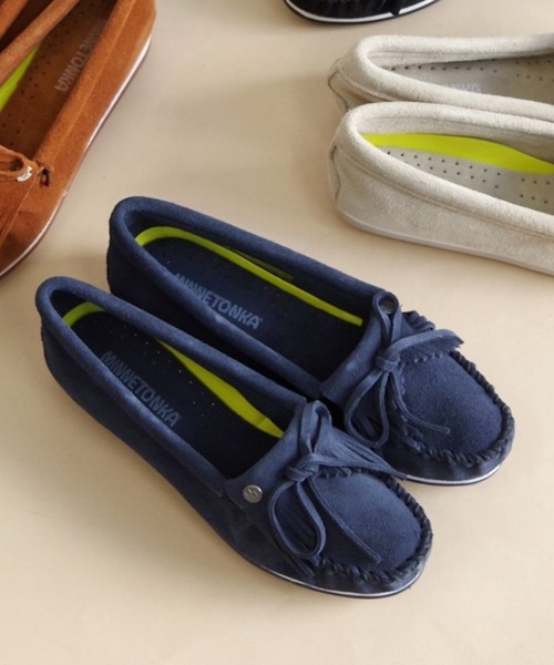 ミネトンカ　ギルティプラス ミネトンカ MINNETONKA Kilty Plus （Grey） - ファッション通販