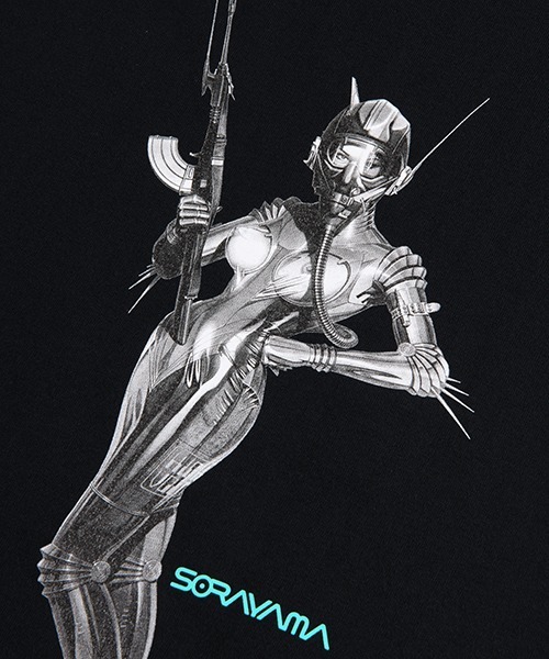 Sync. tシャツ Sync.「HAJIME SORAYAMA」LONG SLEEVE TEE ”COMMAND
