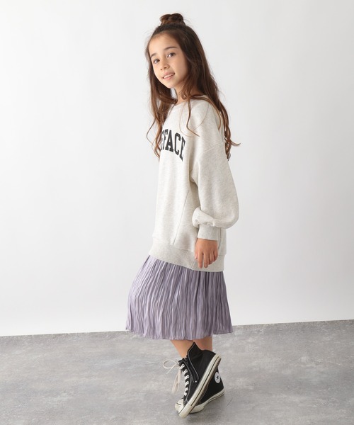 GLOBAL WORK スカート 「キッズ」シャイニープリーツスカート/237245  