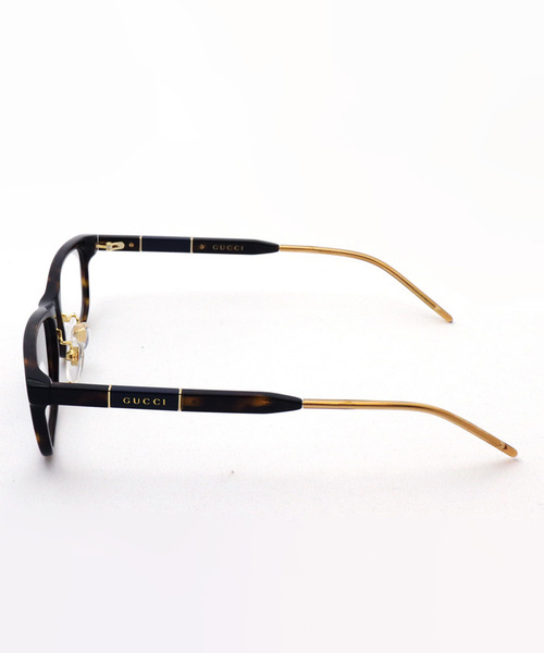 伊達メガネ メガネ 眼鏡 「GUCCI/グッチ」スクエア メガネ GG0858OJ 001 メンズ レディースの画像