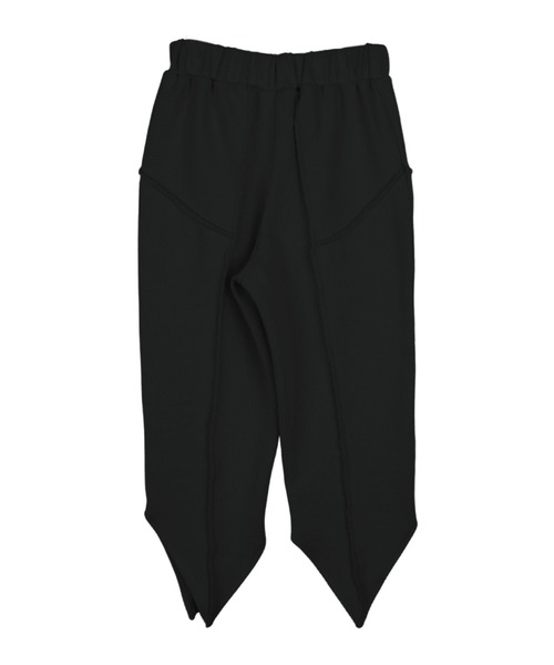 VIAVANDA ハーフパンツ VIAVANDA パンツ V Cut rib half pants レディース : ZOZOTOWN