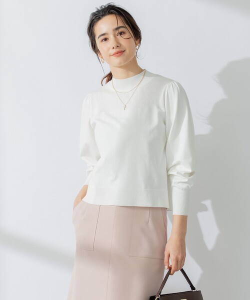 ニット セーター 「洗える」Elenaパフスリーブ ニット レディース 組曲 ニット セーター 「洗える」Elenaパフスリーブ レディース