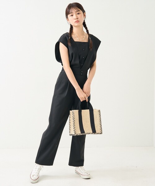FREAK'S STORE サロペット オーバーオール UVカット リネン