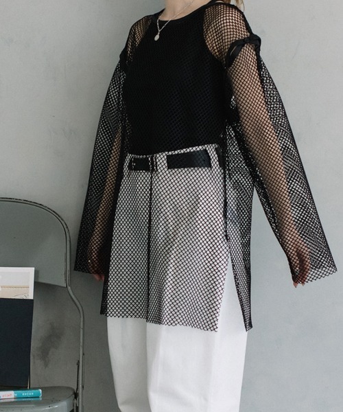 multi way mesh tops/マルチウェイメッシュトップス レディース