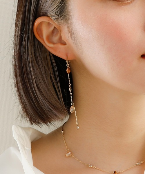 ピアス JewCas ガラスビーズVerre ピアス「JC4455」 レディース