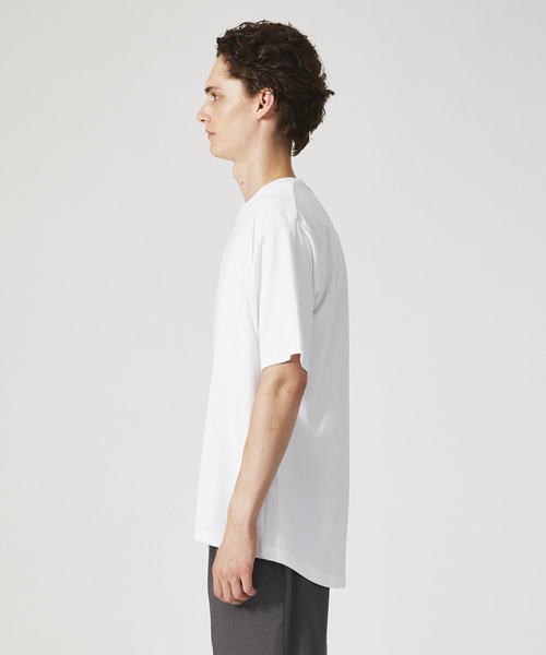 ABAHOUSE（アバハウス） tシャツ 「ドライタッチ 」ヘムラウンド 半袖