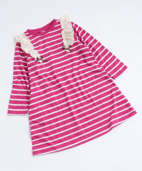 apres les cours（アプレレクール） ワンピース 「WEB限定」ボーダー